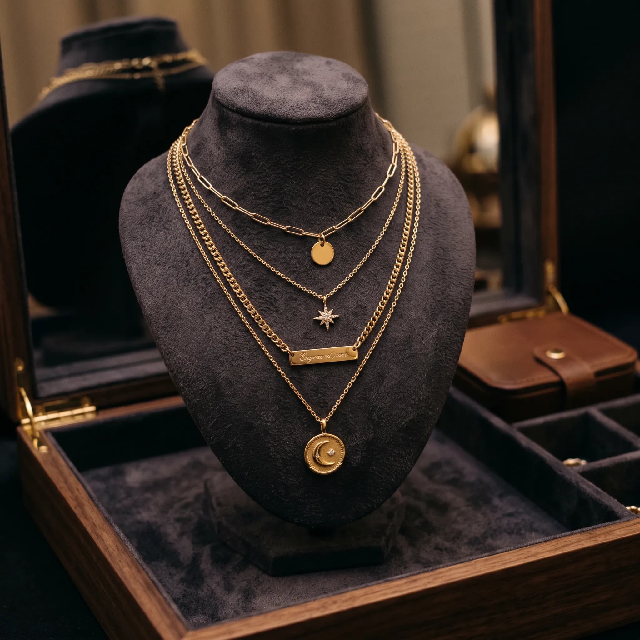 Gold necklace