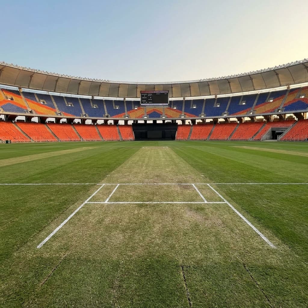Cricket Ground Pitch