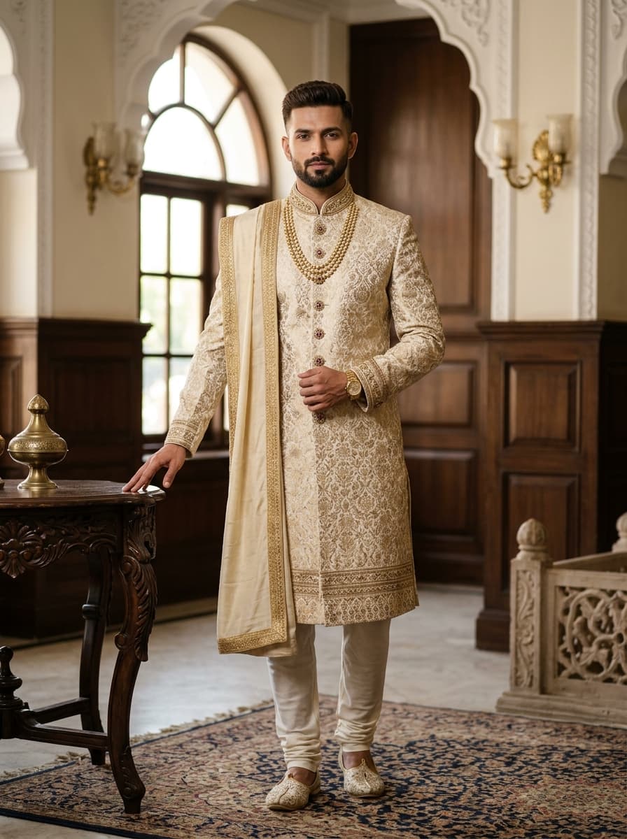 Sherwani Product Photography